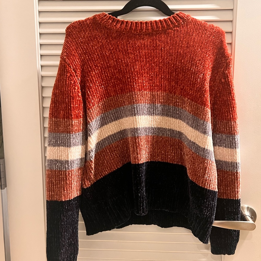 Stripped soft sweater size small